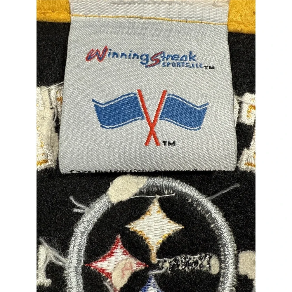 Pittsburgh Steelers NFL Team Heritage Banner Sz 8x32 Wool Blend‎ Home Decor NWT